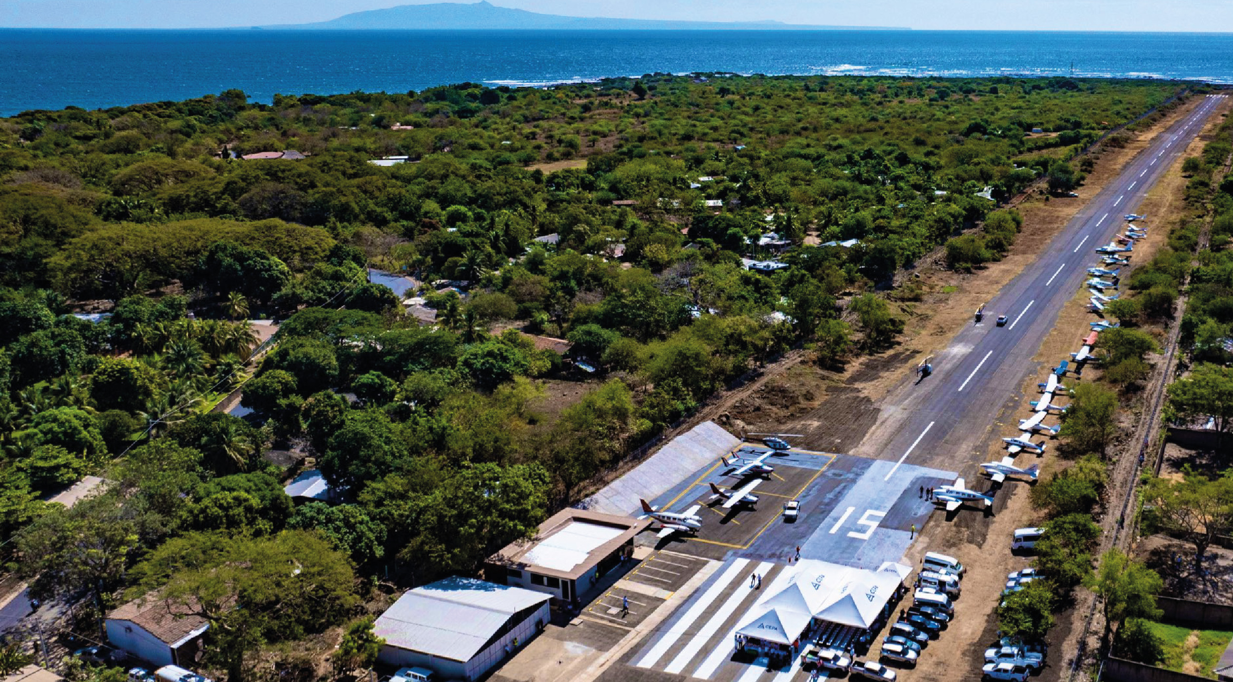 El Salvador impulsa la conectividad y el desarrollo con la inauguración del Aeródromo El Jagüey.
